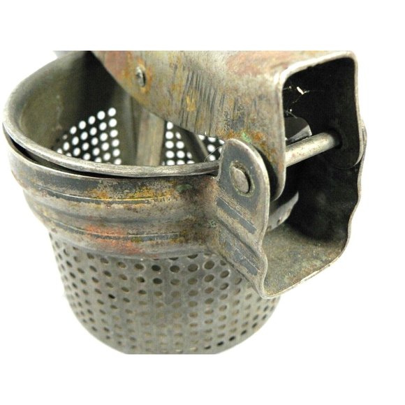 Potato Ricer Juicer Hand Press Masher Metal Primitive Vintage - Picture 11 of 12